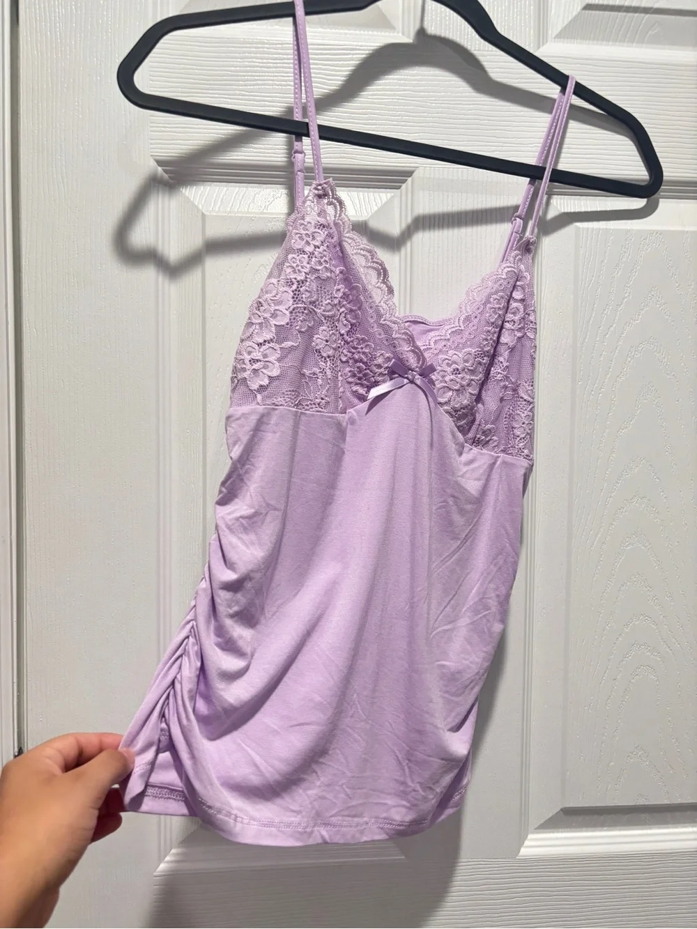 Lilac Lace Cami Tank Top